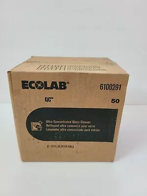 Ecolab 6100291 Ultra Concentrated Glass Cleaner (2)-1.3L  • $39.99