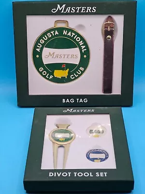 Masters Augusta National Golf Club Divot Tool Set And Bag Tag 2018 Edition • $50