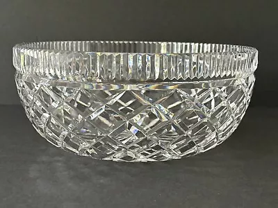 Vintage Waterford Killeen Diamond Pattern Medium 8” Crystal Bowl • $48