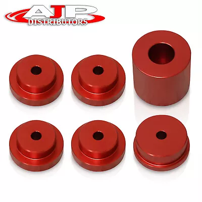 Red Rear Solid Differential Mounts Bushing Set For 2003-2007 Infiniti G35 350Z • $54.99