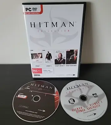 Hitman Collection -  1 + 2 + Contracts + Blood Money - 2 Discs - PC DVD ROM Game • $14.99