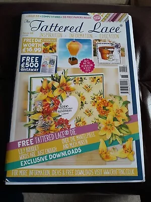 The Tattered Lace Magazine Issue 68 With Papers Card Making Craft • £1.99