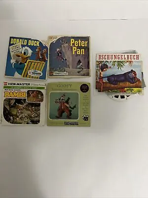 LOT Vintage SAWYER VIEW-MASTER Jungle Book Peter Pan Goofy Donald Bambi 15 R • $30