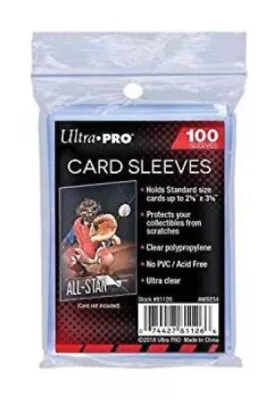 Ultra Pro Soft Sleeves 100 Standard Trading Card Penny Sleeve Pokemon MTG • £2.95