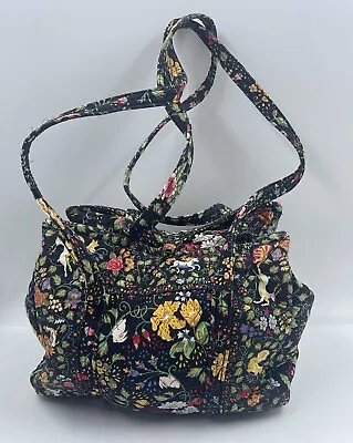 Vintage Vera Bradley Tavern Women’s Handbag Quilted Floral Shoulder Bag • $50.38