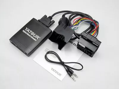 $99 • Buy Yatour CD Changer USB SD AUX Music Interface For BMW 40-pin Flat Connector Radio