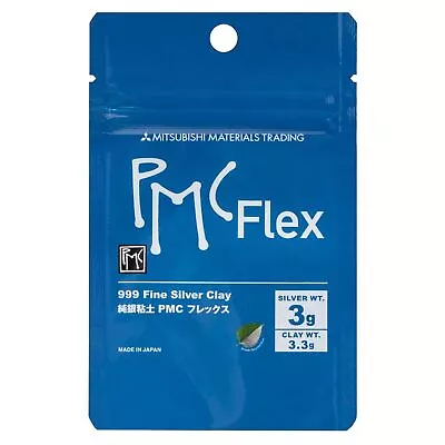 Mitsubishi Materials PMC Flex Art Clay Silver Wt 3g Precious Metal Clay Wt 3.3g • $33.99