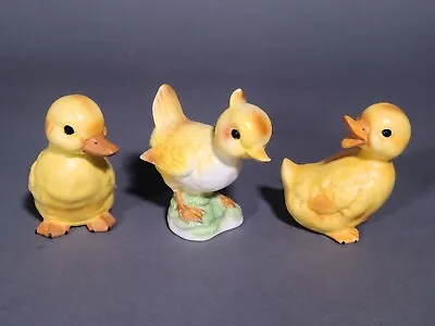 Lefton Vintage - Three Ducklings And A Lamb!  Very Good Condition! • $30