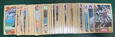 1987 Topps Baseball SET BREAK Singles - Finish Your Set - #201-400 • $0.99