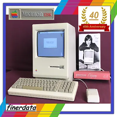 Extremely Rare!!!  Macintosh 128K  Really A 128K With 128 M/B 400K Floppy Drive! • $3237.20