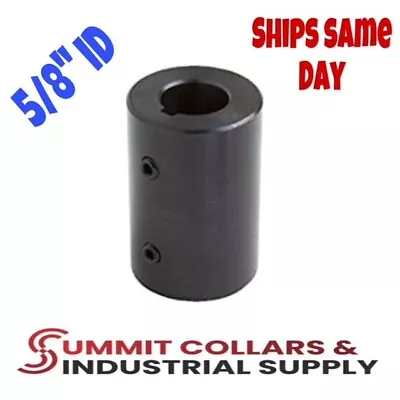 (1-each) 5/8  Rigid Shaft Keyed Coupling Black Oxide Finish Scr-62-kw • $13.99