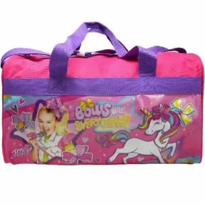 $27.81 • Buy Jojo Siwa 600D Polyester Duffle Bag With Printed PVC Side Panels
