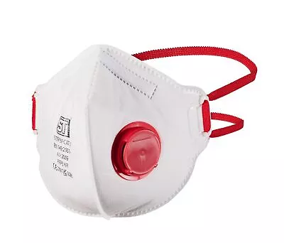 Supertouch FFP3 Face Mask Valved Builders Dust Respirator 10pk Fold Flat Packed • £26.99