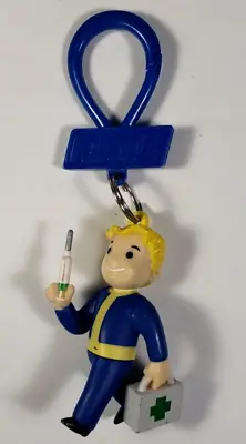 Fallout 4 Vault Boy 111 Medic Keychain Backpack Hanger Video Game Collectible • £7.67