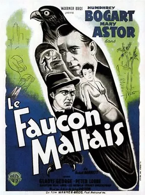 The Maltese Falcon Bogart Item 1 Movie Poster Print  • $6.39