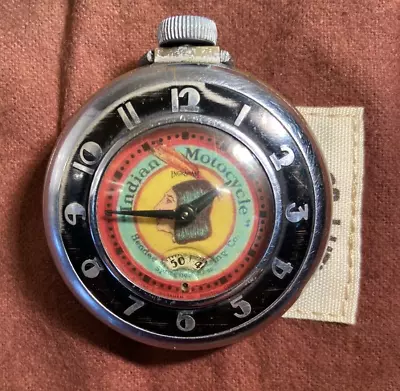 Antique Collectible Indian Motorcycle Sentinel Pocket Watch E. Ingraham Company • $212.50