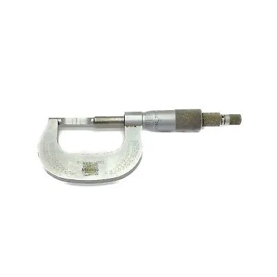 USED Mitutoyo 0-1” .0001” Blade Micrometer 122-135 • $94.99