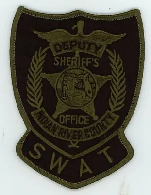 Florida Fl Indian River County Sheriff Office Swat Subdued Shoulder Patch Police • $6.99