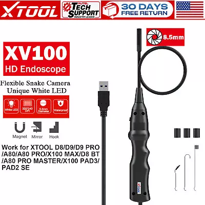 XTOOL XV100 Digital Endoscope Auto HD Inspection Camera For Diagnostic Scan Tool • $42.99