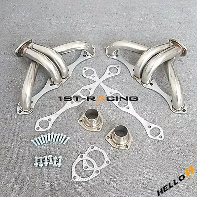 Exhaust Hugger Header For Chevy Small Block V8 265 283 305 307 327 350 383 1955- • $150.39