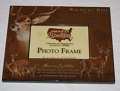 Wildlife White Tail Buck Deer  8  X 10  Photo Frame Holds A  4  X 6  Photograph • $19.99