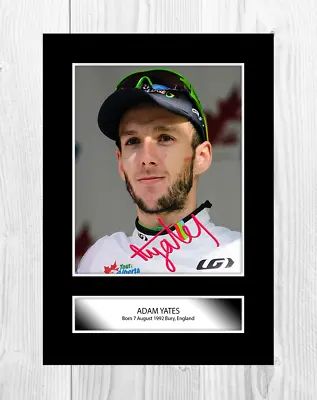 £31.97 • Buy Adam Yates 2 Cyclist Reproduction Signed A4 Poster Print With Choice Of Frame