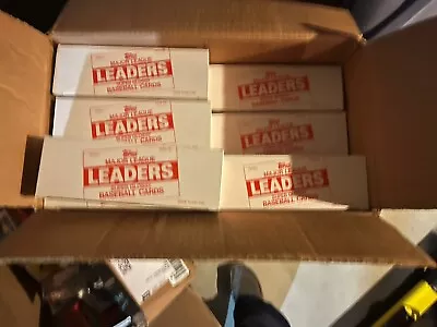 4 - Boxes 1986 Topps Glossy League Leaders  Mini Vending Boxes Fresh From Case • $95