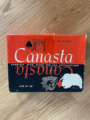 Vintage Canasta Boxed Set By De La Rue Complete • £3.50