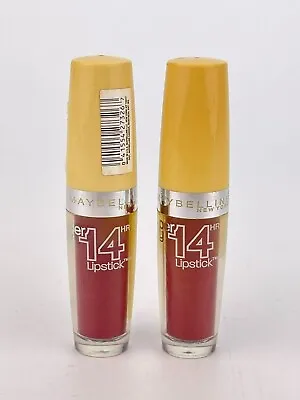 Maybelline Super Stay 14 Hr Lipstick 065 Ravishing Rouge New Lot Of 2 • $14.95