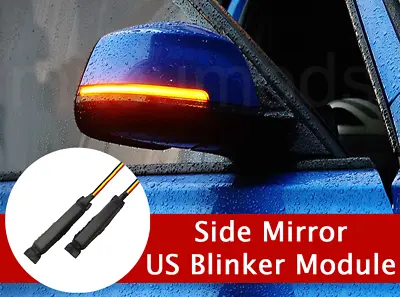 Side Mirror US Turn Signal Blinker As Parking Lights Module Set For All Models • $16.99