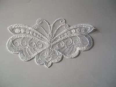 Butterfly Organza Lace Applique / Embellishments Choose Colour Shape • £2.20