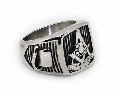 Masonic Rings Ebay Masonic Past Master Ring Top Hat & Gavel. Freemason Jewelry • $31.99