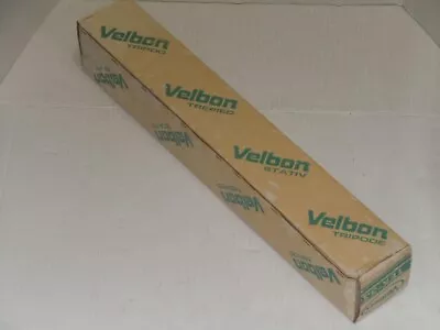 Vintage Velbon Tek-33 Aluminum Camera Tripod With Box Paperwork Unused • $24.99