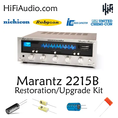 Marantz 2215B Receiver Rebuild Restoration Recap Service Kit Repair Capacitor • $165