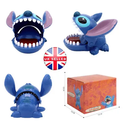 Lilo And Stitch Big Mouth Bite Finger Game Figure Tricky Prank Toy Kids Gift New • £9.59