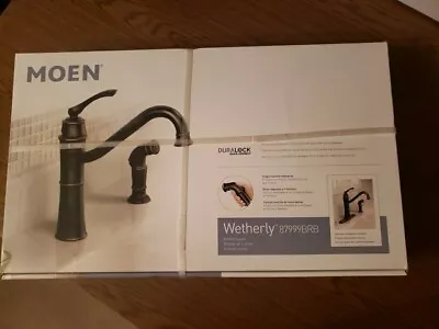 Moen Wetherly 87999BRB Single-hole One-Handle High Arc Kitchen Faucet -... • $99.99