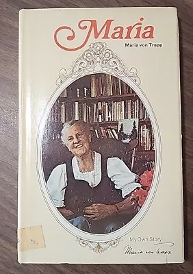 Maria (Von Trapp) 1972 First Edition Hardcover Dust Jacket Good • $15