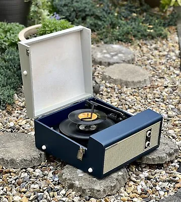 £139.99 • Buy Lovely Blue Fidelity HF35 Auto Changer Vintage Record Player - Fully Working