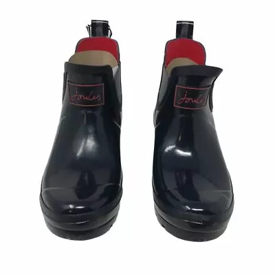 Joules Women's Wellington Boots Rain NVYRNBOW 9 • $70
