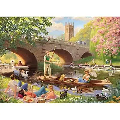 Falcon De Luxe Boating On The River Jigsaw Puzzle 1000 Pieces • £11.95