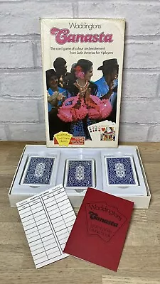 Vintage Waddingtons Canasta Card Game Stock No 318 2- 4 Players Latin America • £7.99