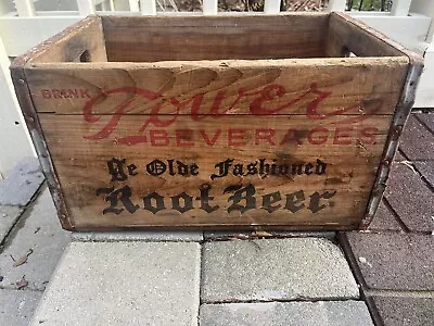 Vintage Tower Beverages Wooden Root Beer Crate-Prospect Hill Brewing RARE • $124.99
