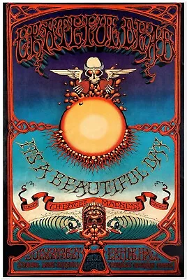 Grateful Dead - Exhibit Hall Concert Poster - Music Print • £23.74