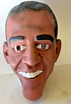 2008 Disguise Barack Obama Latex Mask Halloween Election Politics Fun READ • $15.99