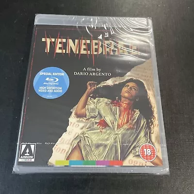 Tenebrae (dario Argento) [arrow Blu-ray+booklet] 3 - New & Sealed • £13.50