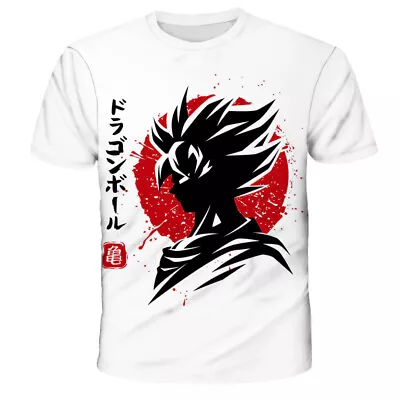 $15.95 • Buy T Shirt Dragon Ball Z Son Goku Anime Manga Double Sided Unisex Adult Size L M S