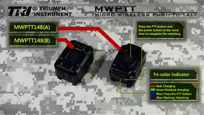 TRI PRC-148 MWPTT Radio Micro Wireless Push To Talk PTT With Remote Interface  • $78.62