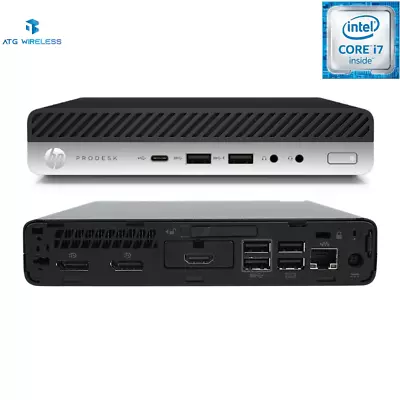HP ProDesk 600 G3 Mini Desktop I7-7700T 2.90 GHz 16GB RAM 256GB SSD Win 10 Pro • $119.95