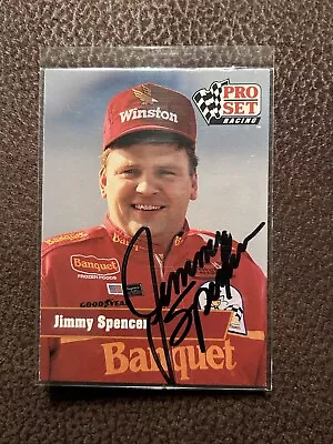 Jimmy Spencer VINTAGE WINSTON CUP Auto 1991 PRO SET #83 • $10