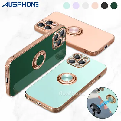 $7.95 • Buy Cute Shockproof Ring Case Stand Cover For IPhone 14 13 12 11 Pro XS Max XR Plus